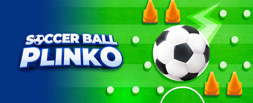 Bend it, bounce it, and bag prizes up to 10,000x in Soccer Ball Plinko. Practice your step-overs and nutmegs, it’s time to hit the field at Slots.LV!