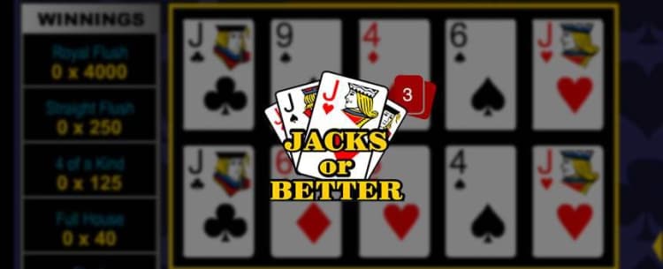 Jacks or Better 3 Hand