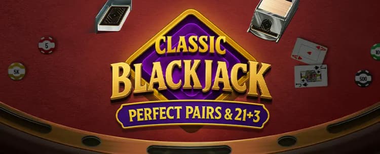 Classic Blackjack Perfect Pair 21+3